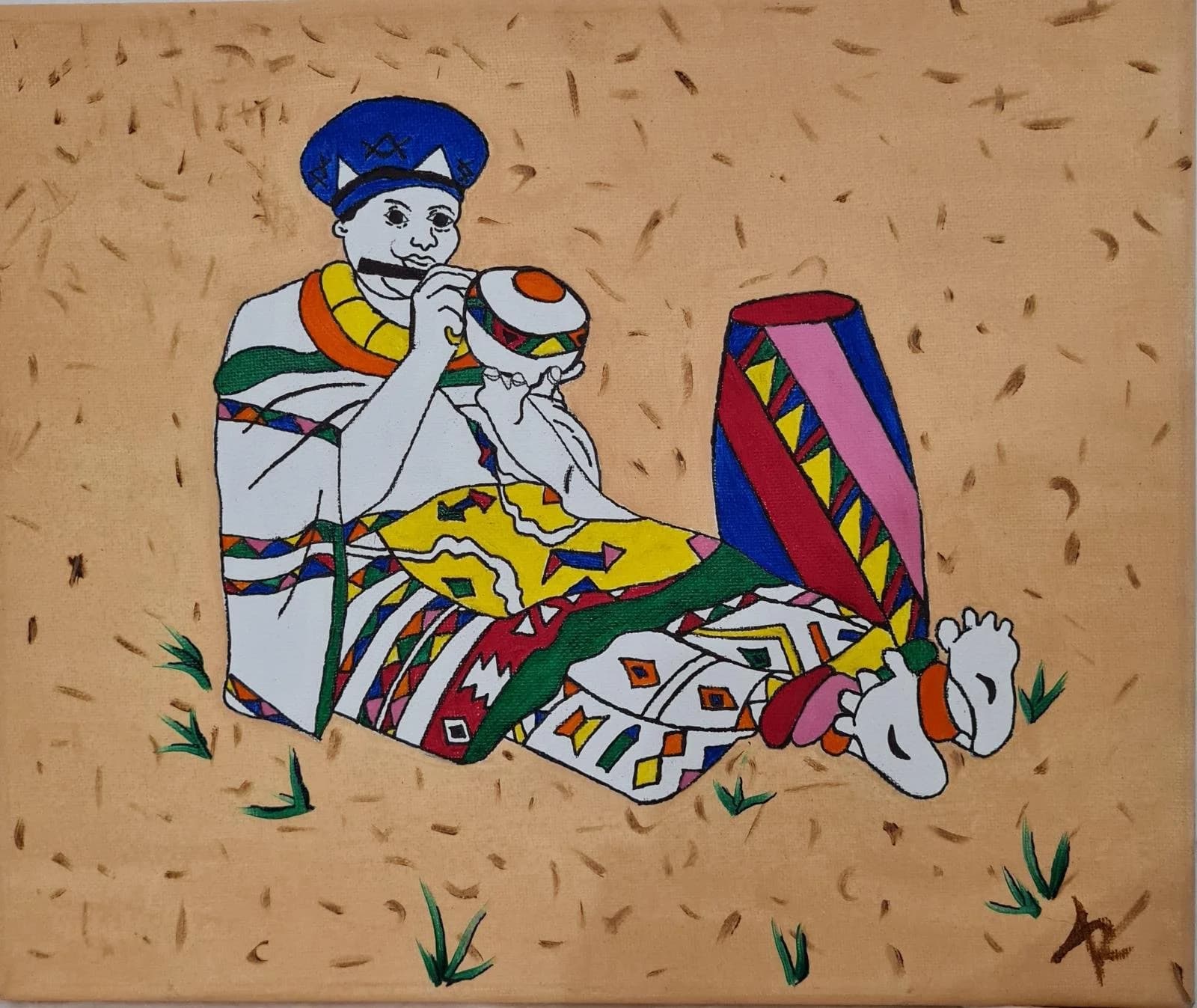 African Painter by Artur Rama