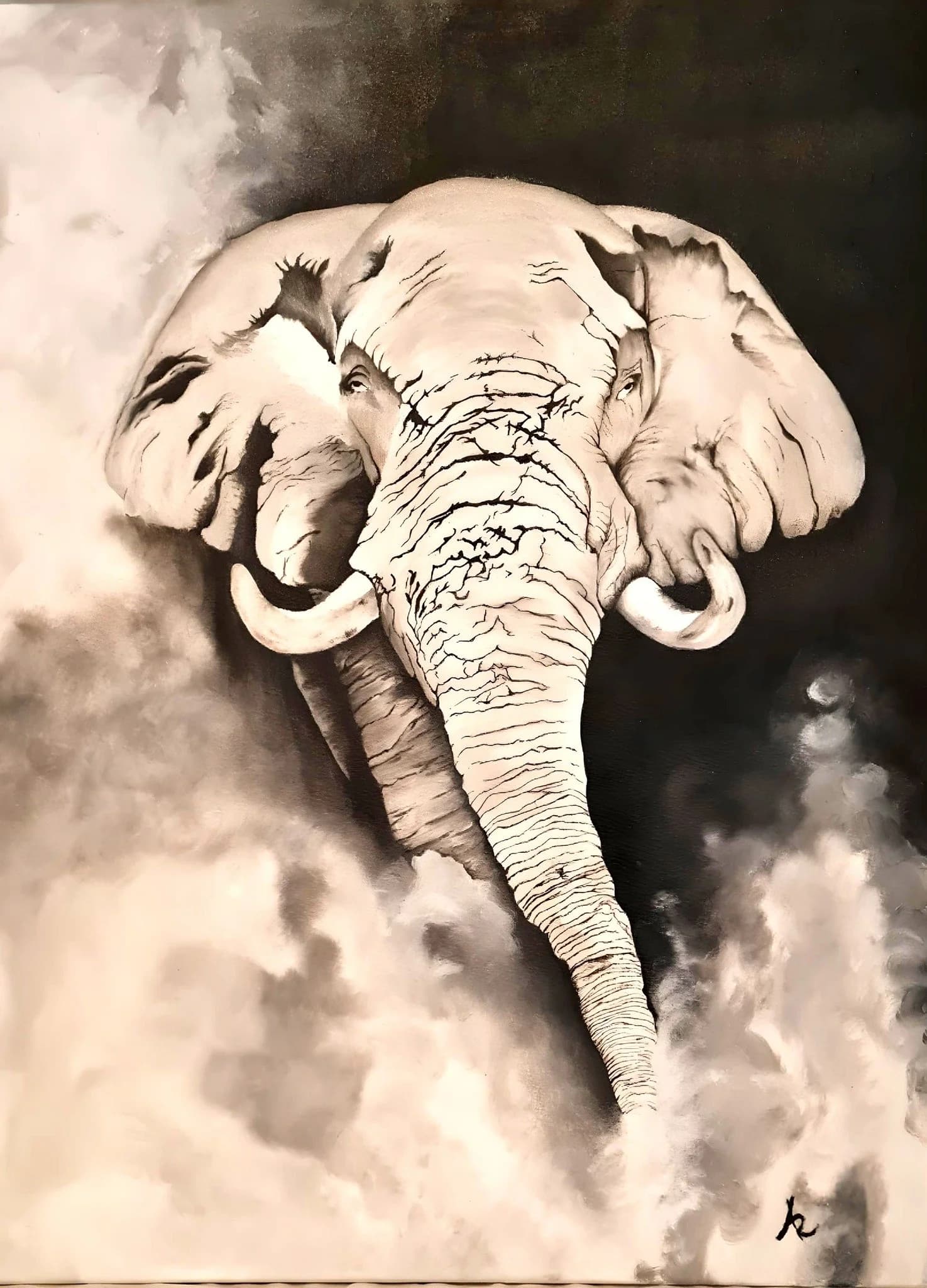 African Elephant by Artur Rama