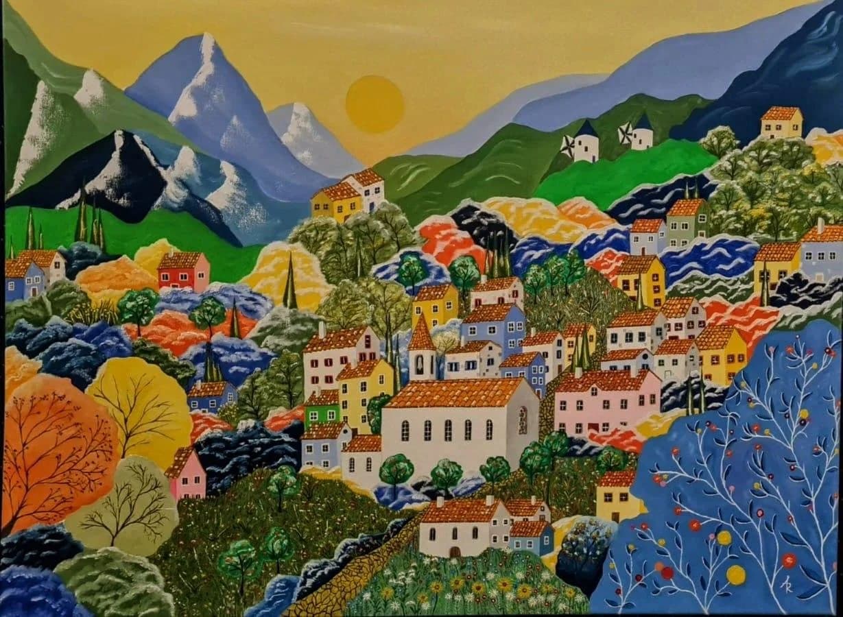 Idyllic Mountainside by Artur Rama